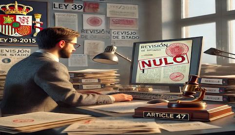 Requisitos para la Revisión de Oficio de Actos Administrativos Nulos. Abogados en Sevilla especialistas en Derecho Administrativo. Madrid Salinas Abogados.