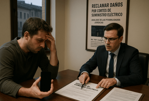 Reclamar daños por cortes de suministro eléctrico. Abogados en Sevilla Derecho Civil. Madrid Salinas Abogados