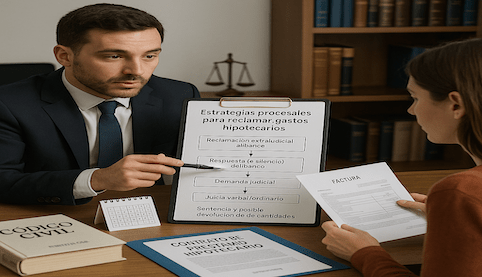 Estrategias procesales para reclamar gastos hipotecarios. Abogados Derecho bancario Sevilla. Madrid Salinas Abogados.