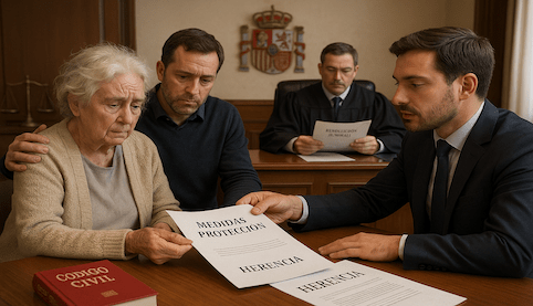 Procedimiento para solicitar medidas de protección de incapaces en herencias. Abogados Sevilla Derecho Sucesiones. Madrid Salinas Abogados.